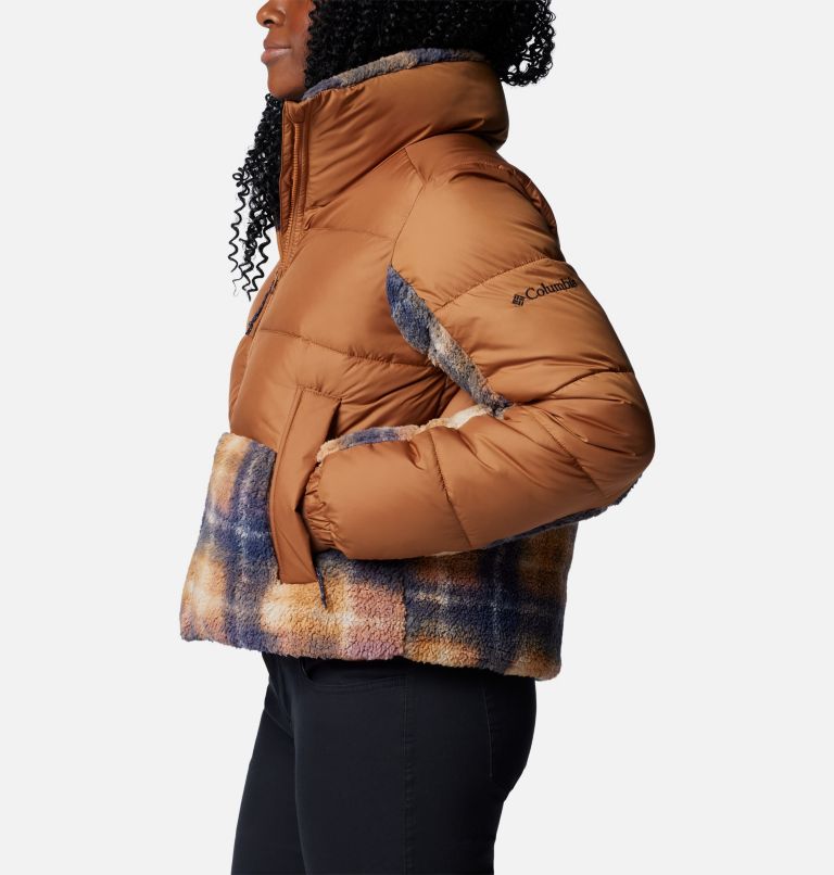 Brown Women Columbia Leadbetter Point™ II Sherpa Printed Puffer Jacket | 57982691