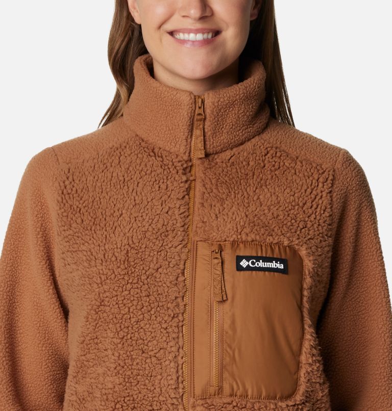 Brown Women Columbia Lodge™ Sherpa Long Fleece Jackets | 21791270