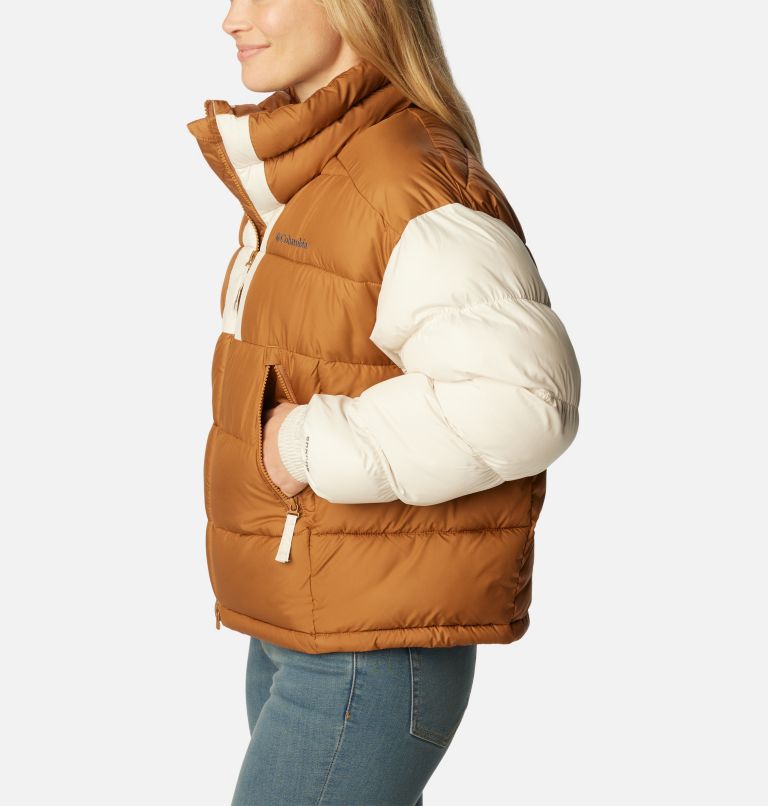 Brown Women Columbia Pike Lake™ II Cropped Puffer Jacket | 98919094