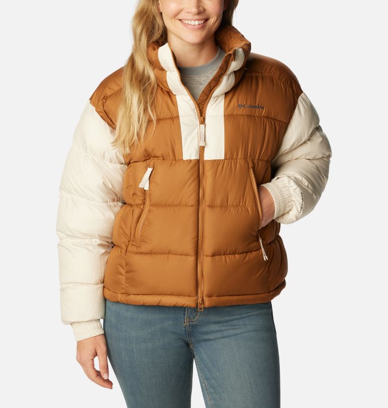 Brown Women Columbia Pike Lake™ II Cropped Puffer Jacket | 98919094