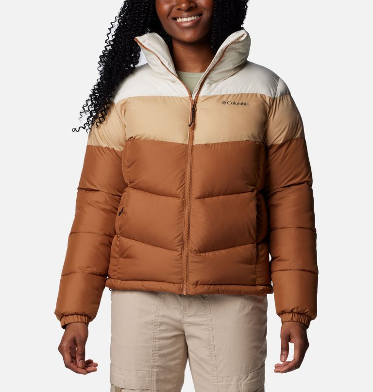 Brown Women Columbia Puffect™ II Colourblock Puffer Jacket | 57079468