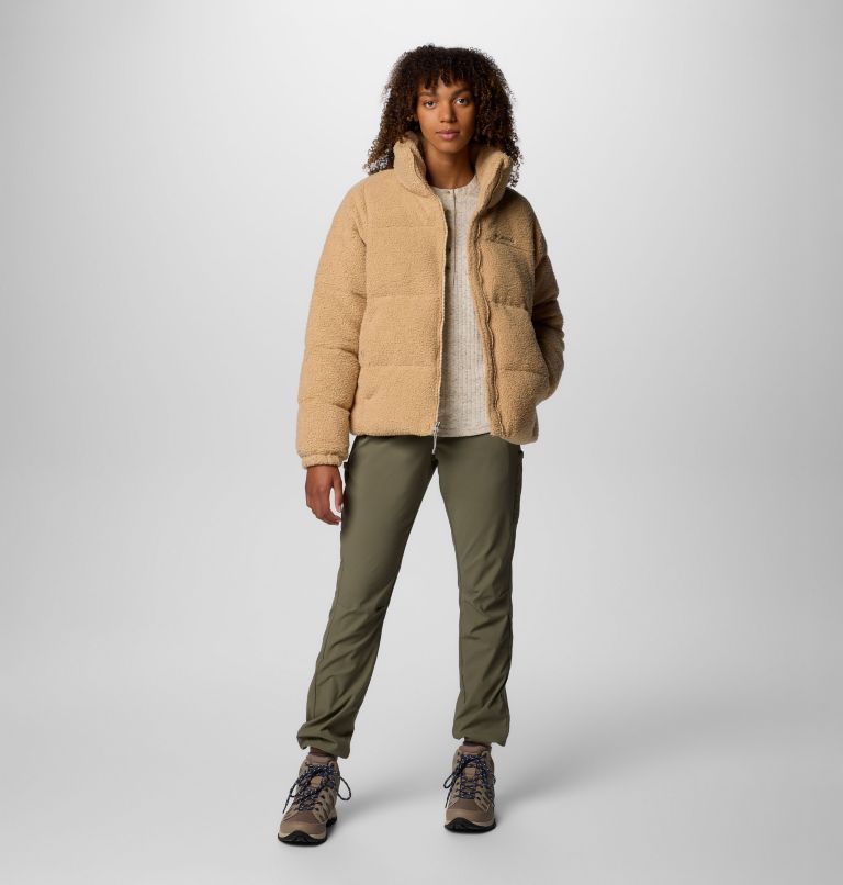 Brown Women Columbia Puffect™ Sherpa Puffer Jacket | 34196973