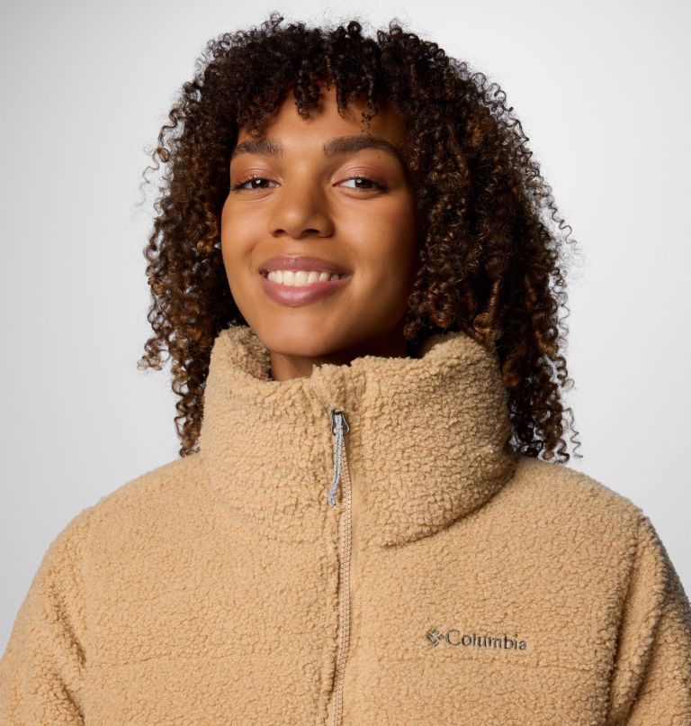 Brown Women Columbia Puffect™ Sherpa Puffer Jacket | 34196973