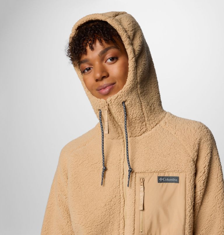 Brown Women Columbia Winter Warmth™ Hooded Sherpa Fleece Jackets | 6375240