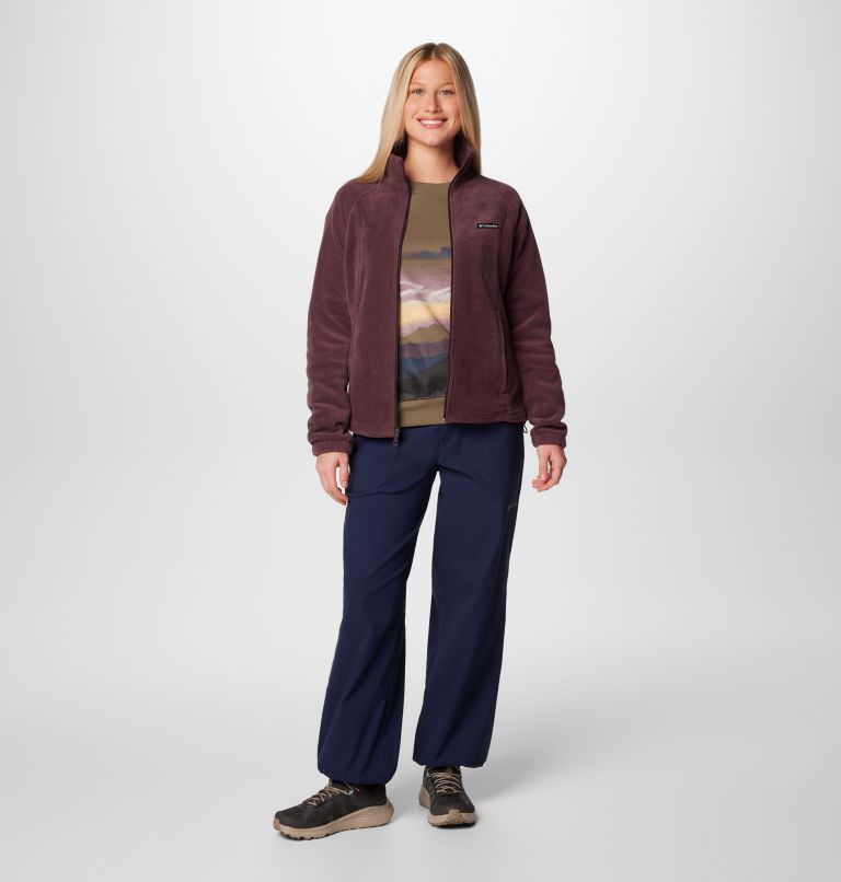 Burgundy Women Columbia Benton Springs™ Full Zip Fleece Jackets | 1252291