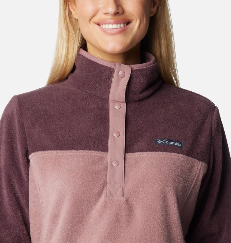 Burgundy Women Columbia Benton Springs™ Half Snap Pullover | 67307235