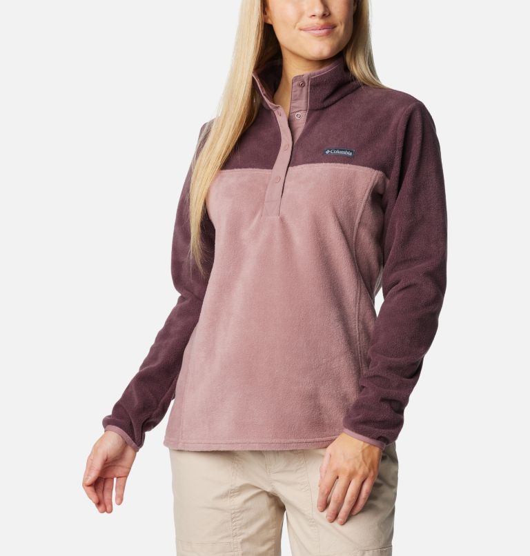 Burgundy Women Columbia Benton Springs™ Half Snap Pullover | 67307235