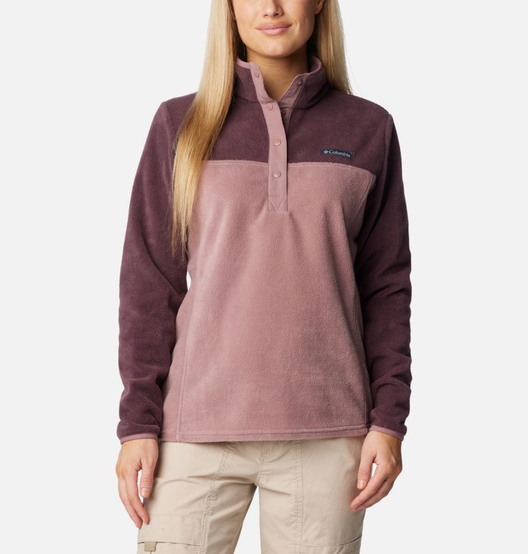 Burgundy Women Columbia Benton Springs™ Half Snap Pullover | 67307235