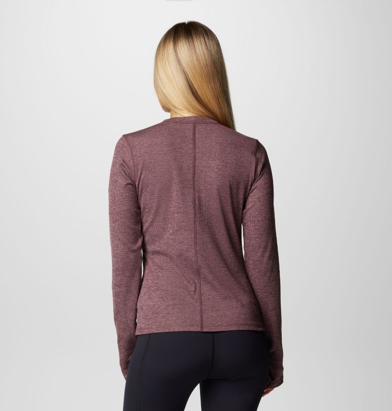 Burgundy Women Columbia Boundless™ Days Knit Long Sleeve T Shirts | 90369651