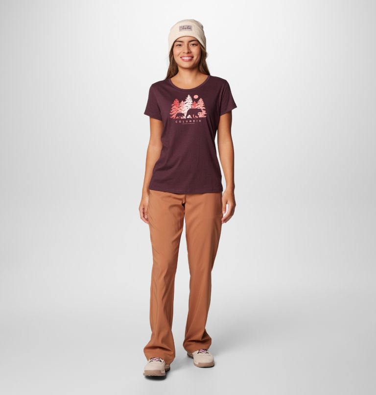 Burgundy Women Columbia Daisy Days™ Graphic T Shirts | 96761081