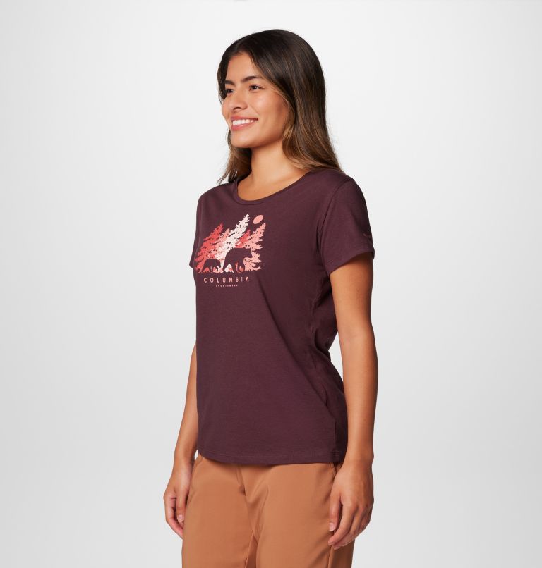 Burgundy Women Columbia Daisy Days™ Graphic T Shirts | 96761081