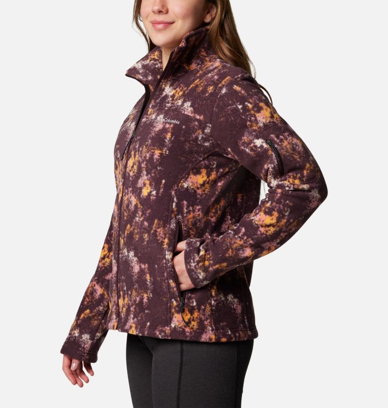 Burgundy Women Columbia Fast Trek™ Printed Jackets | 91846610