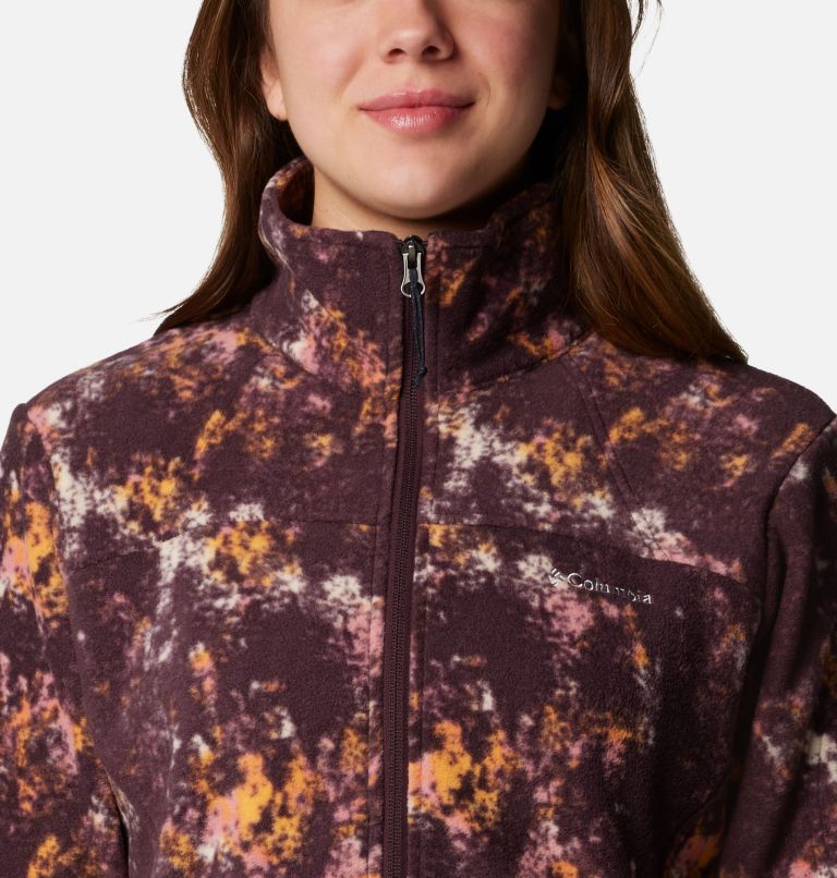 Burgundy Women Columbia Fast Trek™ Printed Jackets | 91846610