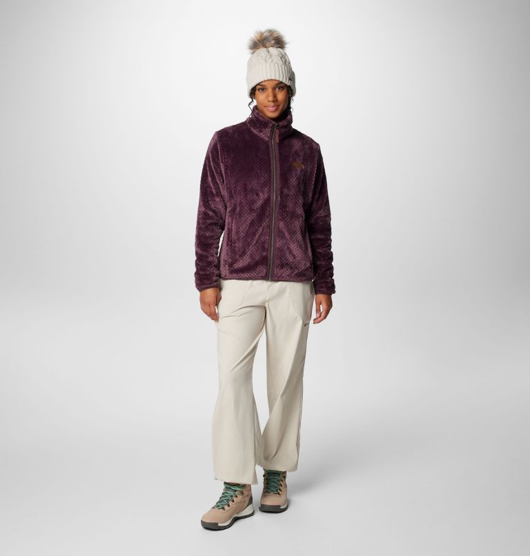 Burgundy Women Columbia Fire Side™ II Sherpa Fleece Jackets | 57455174