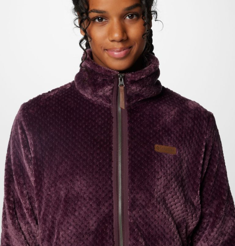 Burgundy Women Columbia Fire Side™ II Sherpa Fleece Jackets | 57455174