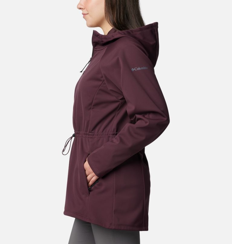 Burgundy Women Columbia Flora Park™ II Mid Softshell Jackets | 48204320