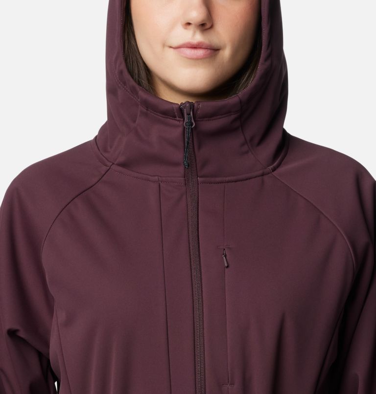 Burgundy Women Columbia Flora Park™ II Mid Softshell Jackets | 48204320