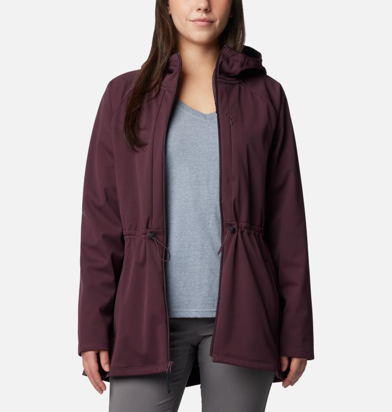 Burgundy Women Columbia Flora Park™ II Mid Softshell Jackets | 48204320