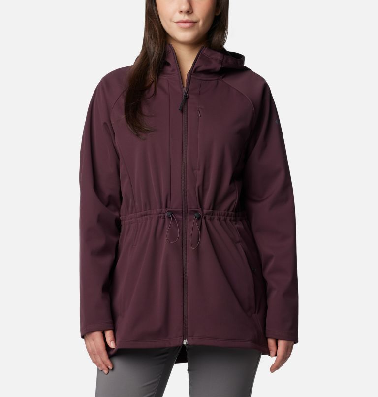 Burgundy Women Columbia Flora Park™ II Mid Softshell Jackets | 48204320