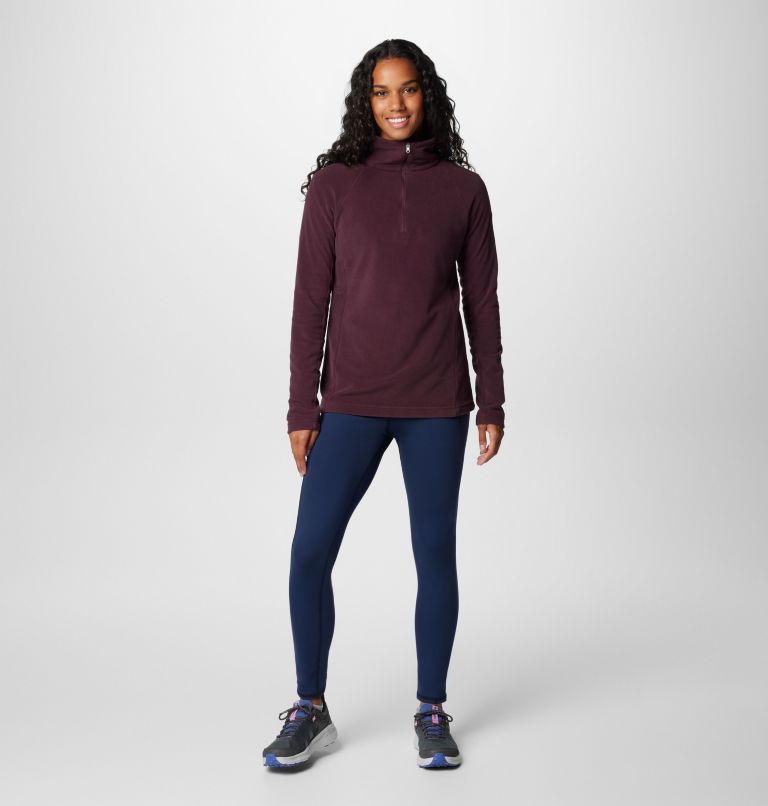 Burgundy Women Columbia Glacial™ IV Half Zip Fleece | 94236743