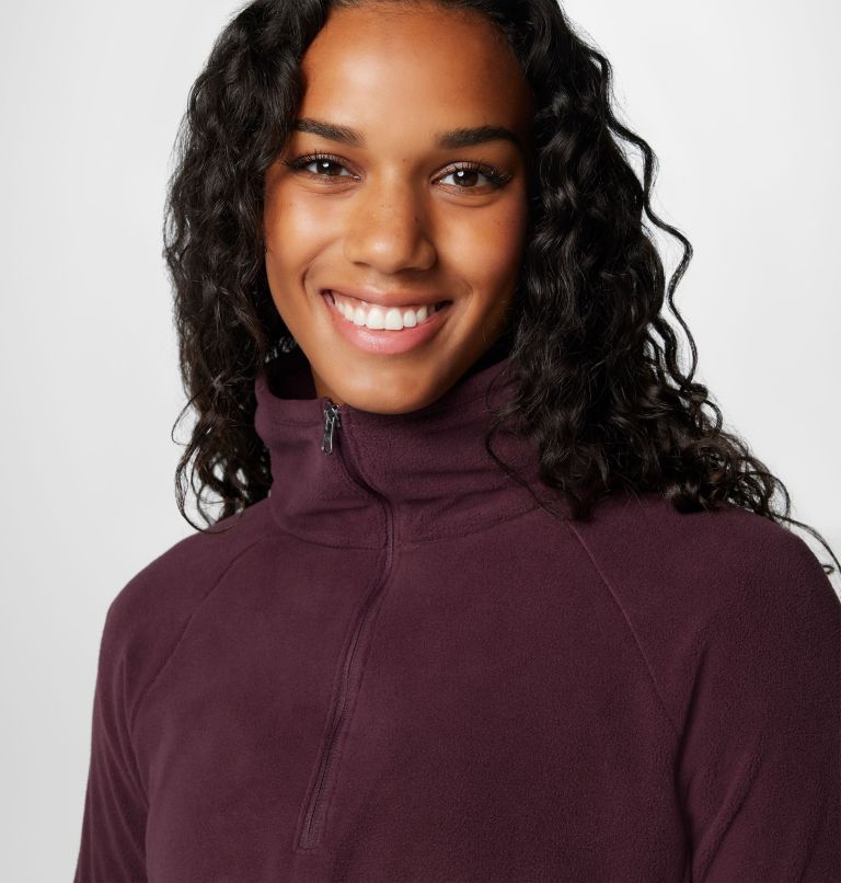 Burgundy Women Columbia Glacial™ IV Half Zip Fleece | 94236743