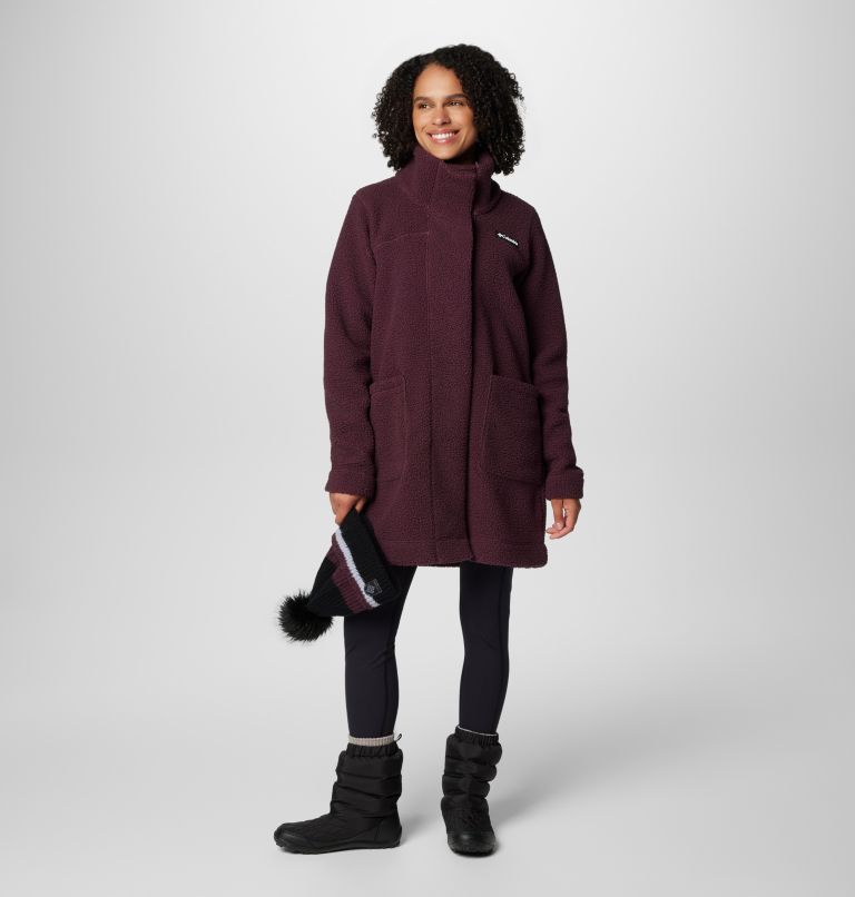 Burgundy Women Columbia Panorama™ Long Jackets | 24398231