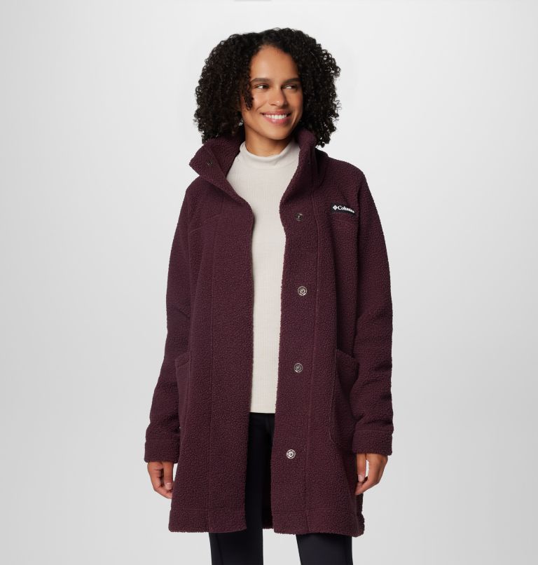 Burgundy Women Columbia Panorama™ Long Jackets | 24398231