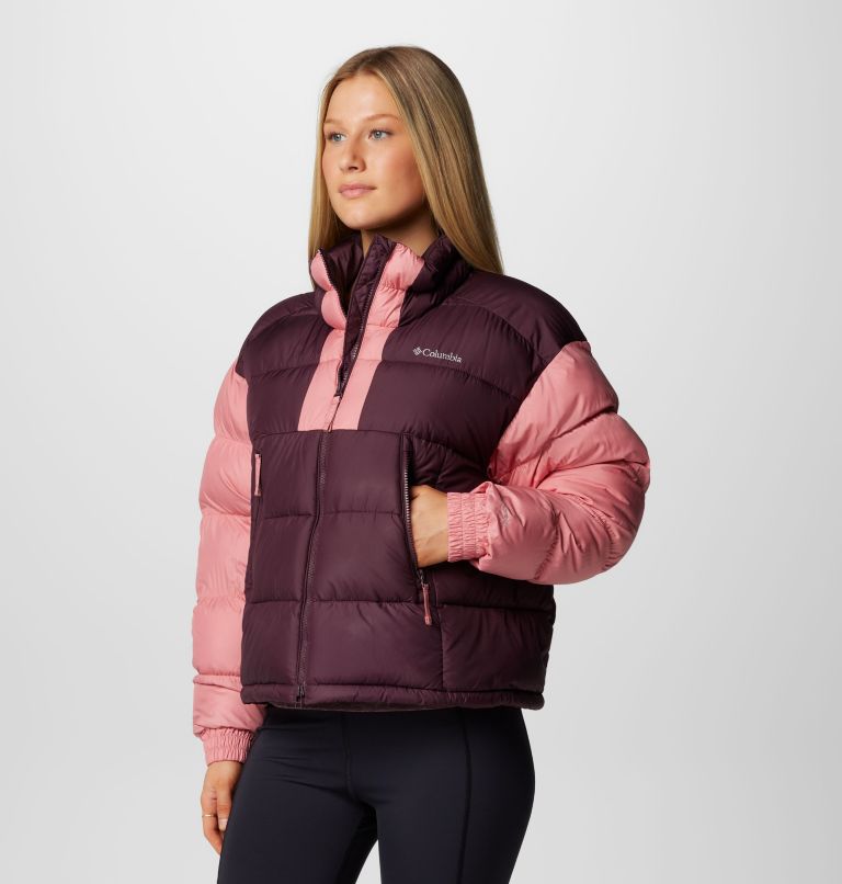 Burgundy Women Columbia Pike Lake™ II Cropped Puffer Jacket | 32501046