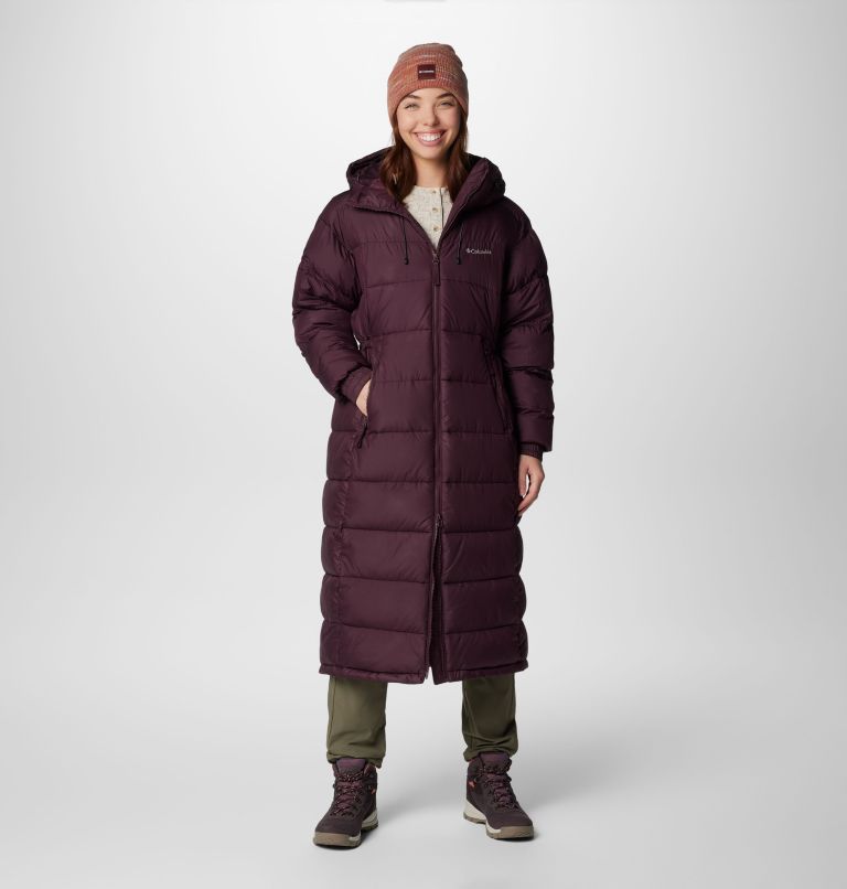 Burgundy Women Columbia Pike Lake™ II Long Puffer Jacket | 37379486