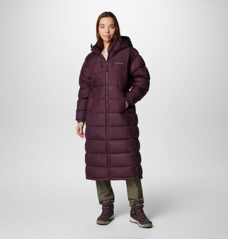 Burgundy Women Columbia Pike Lake™ II Long Puffer Jacket | 37379486