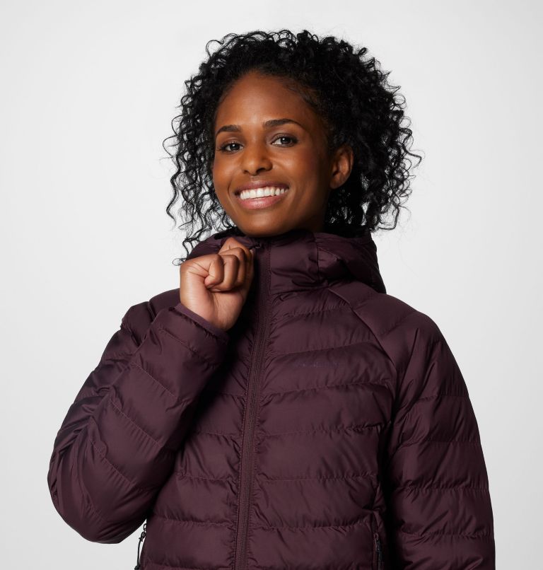 Burgundy Women Columbia Powder Lite™ II Hooded Insulated Puffer Jacket | 34407310