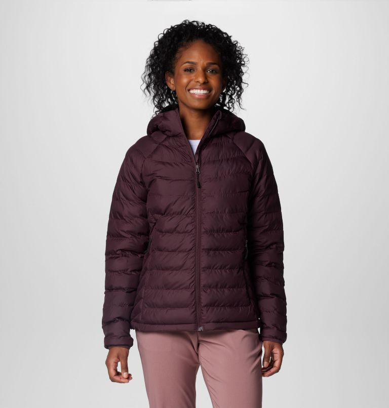 Burgundy Women Columbia Powder Lite™ II Hooded Insulated Puffer Jacket | 34407310