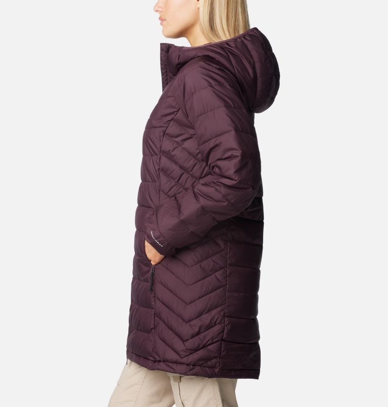 Burgundy Women Columbia Powder Lite™ II Mid Insulated Puffer Jacket | 69886253