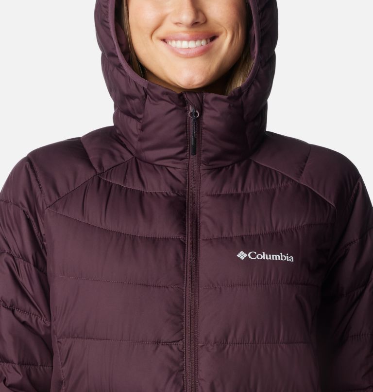 Burgundy Women Columbia Powder Lite™ II Mid Insulated Puffer Jacket | 69886253