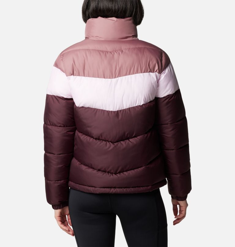 Burgundy Women Columbia Puffect™ II Colourblock Puffer Jacket | 69657115