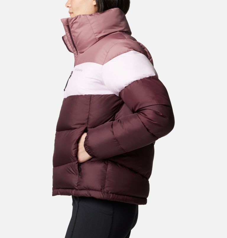 Burgundy Women Columbia Puffect™ II Colourblock Puffer Jacket | 69657115