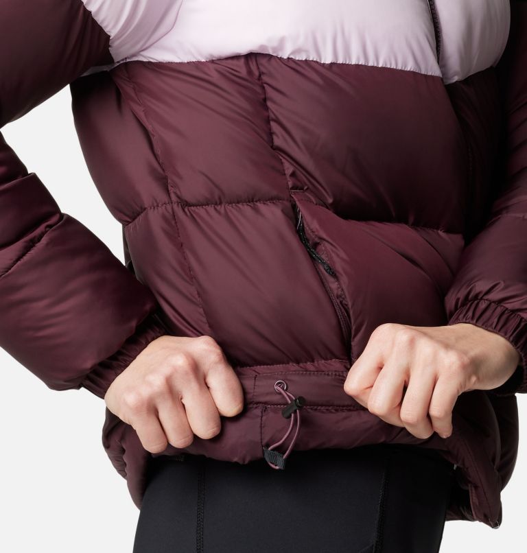 Burgundy Women Columbia Puffect™ II Colourblock Puffer Jacket | 69657115