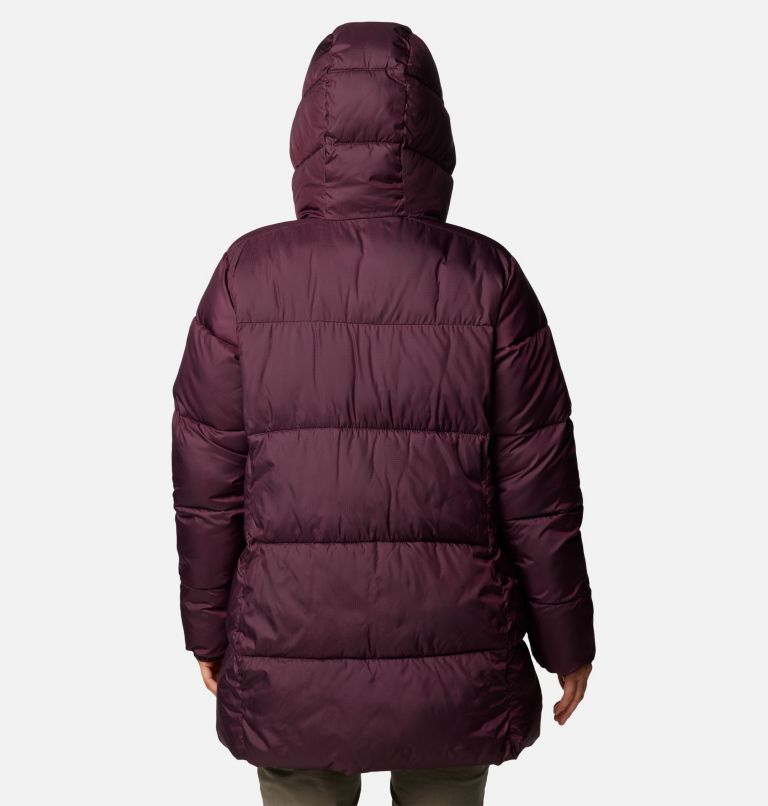 Burgundy Women Columbia Puffect™ II Hooded Mid Puffer Jacket | 50122429