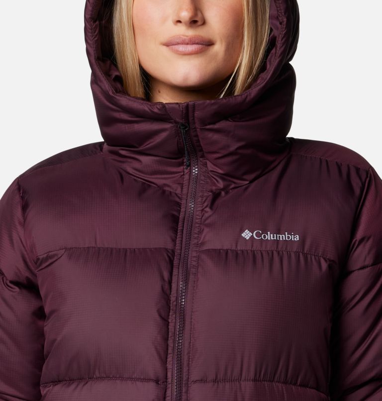 Burgundy Women Columbia Puffect™ II Hooded Mid Puffer Jacket | 50122429