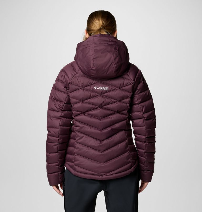 Burgundy Women Columbia Roaring Fork™ II Waterproof Down Ski Jackets | 18532044