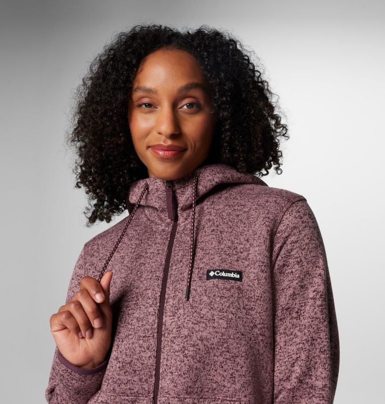 Burgundy Women Columbia Sweater Weather™ II Sherpa Fleece Jackets | 75113912