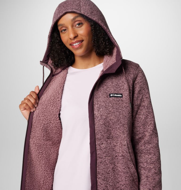 Burgundy Women Columbia Sweater Weather™ II Sherpa Fleece Jackets | 75113912