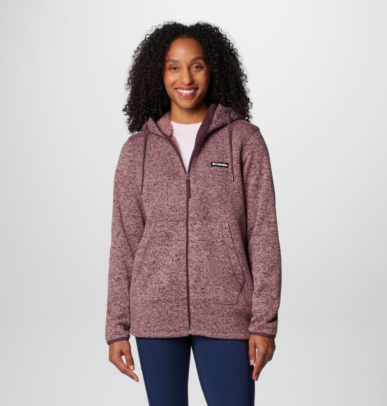 Burgundy Women Columbia Sweater Weather™ II Sherpa Fleece Jackets | 75113912