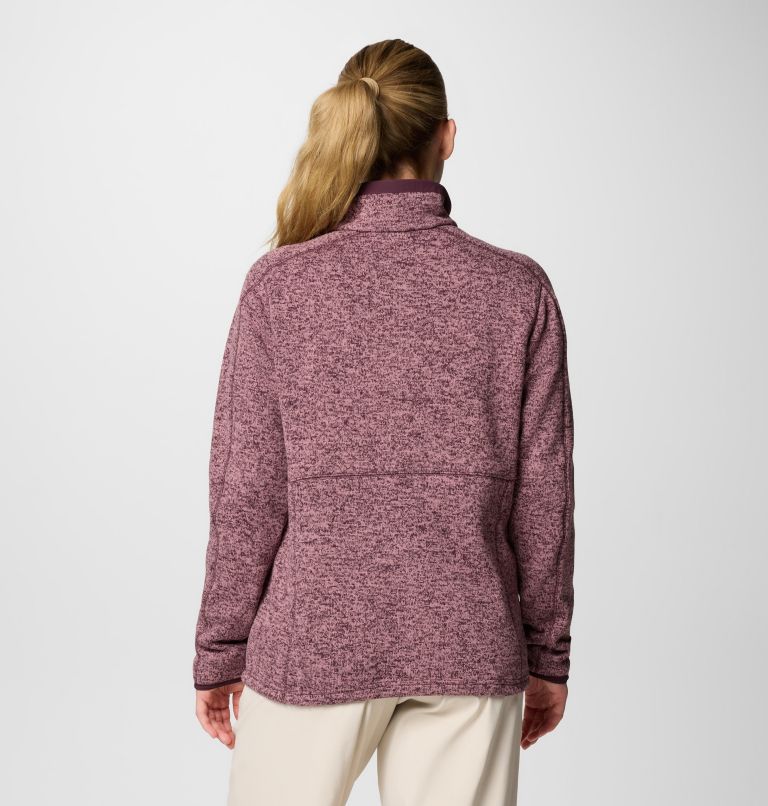 Burgundy Women Columbia Sweater Weather™ II Fleece Jackets | 9837823