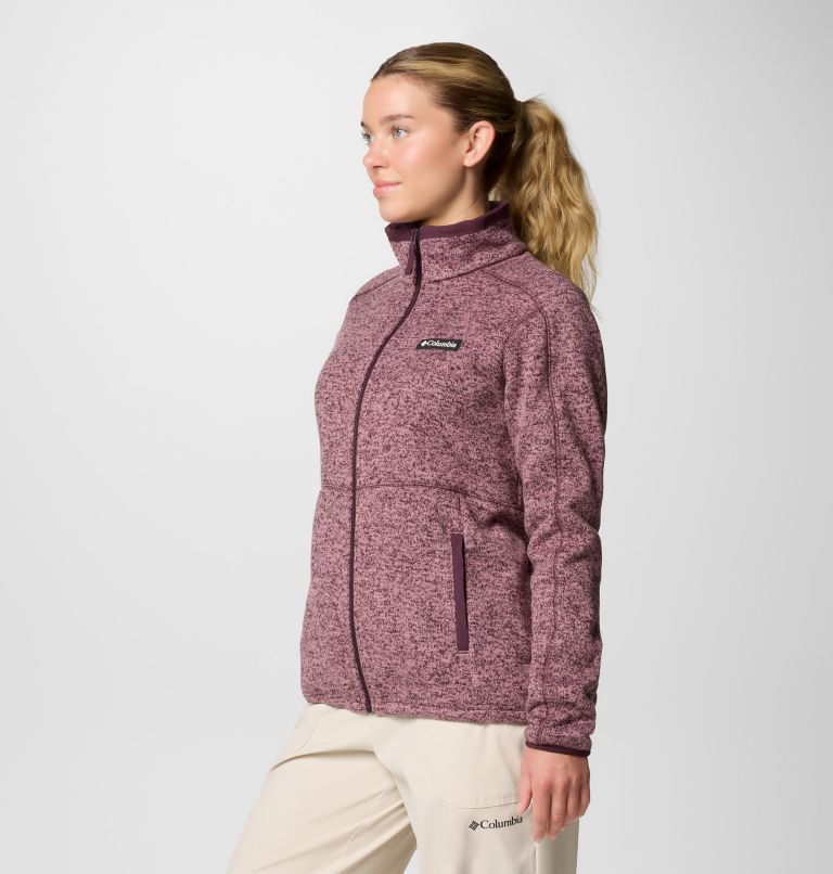 Burgundy Women Columbia Sweater Weather™ II Fleece Jackets | 9837823