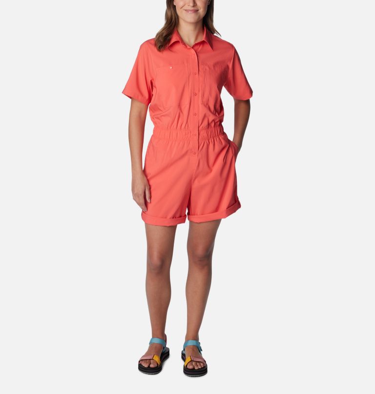 Coral Women Columbia Silver Ridge Utility™ Rompers | 61511263