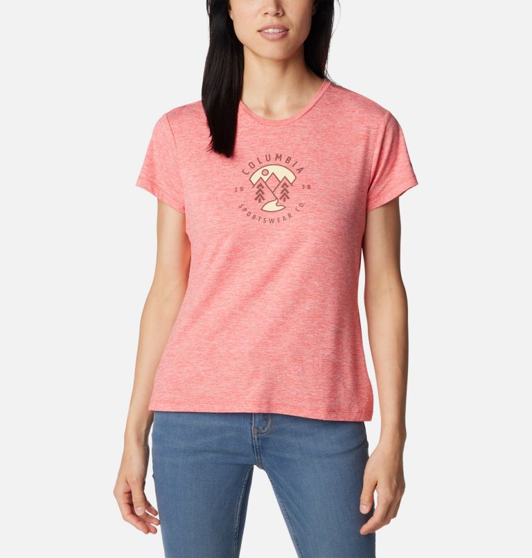 Coral Women Columbia Sloan Ridge™ Technical Graphic T Shirts | 53468196