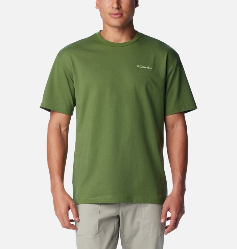 Green Men Columbia Burnt Lake™ Graphic T Shirts | 91854363