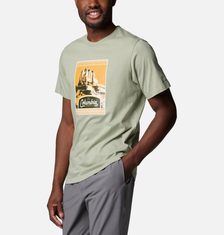 Green Men Columbia CSC™ Seasonal Logo T Shirts | 68902634