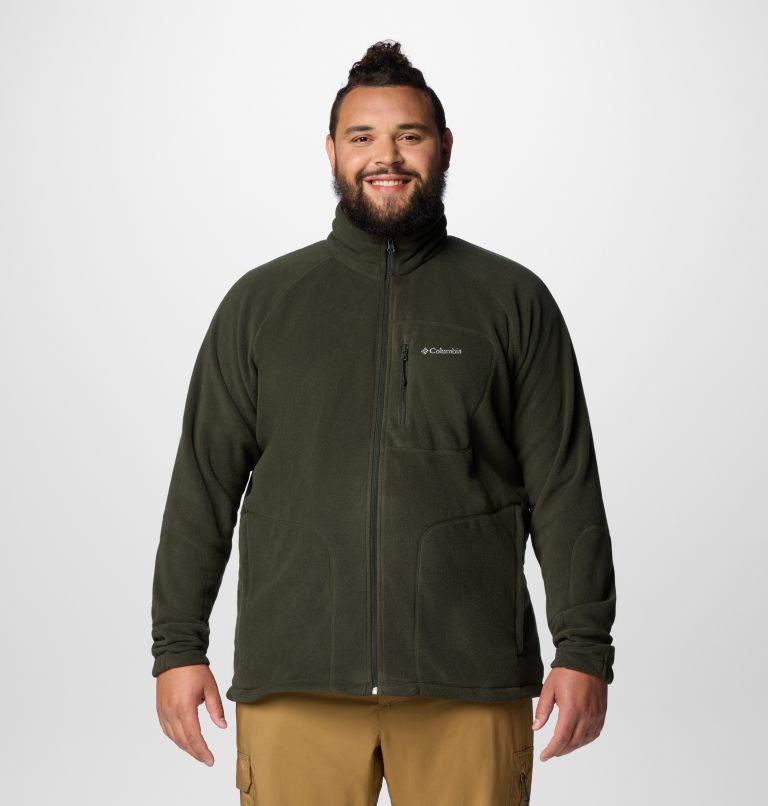 Green Men Columbia Fast Trek™ II Full Zip Extended Size Fleece Jackets | 27596672